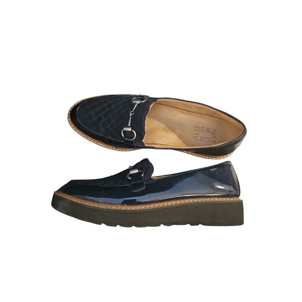 Naturalizer Edina navy blue patent leather sz 6.5 SH271